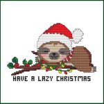 (image for) Have a Lazy Christmas Sloth